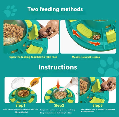 Interactive Dog Puzzle Toy For IQ Improvement And Slow Feeding Suitable For All Sizes Pets