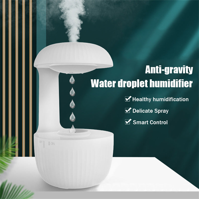 Anti-gravity Air Humidifier Mute Countercurrent Humidifier Levitating Water Drops Cool Mist Maker