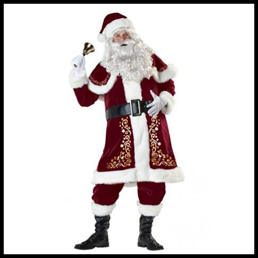 Christmas Costume Adult Men and Women Santa Christmas Costume Christmas Costume