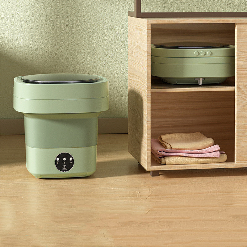 Mini Foldable Blue Light Washing Machine Portable Mini Socks Underwear Panties Washing Machine Big Capacity