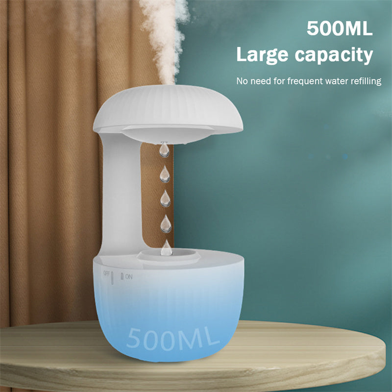 Anti-gravity Air Humidifier Mute Countercurrent Humidifier Levitating Water Drops Cool Mist Maker