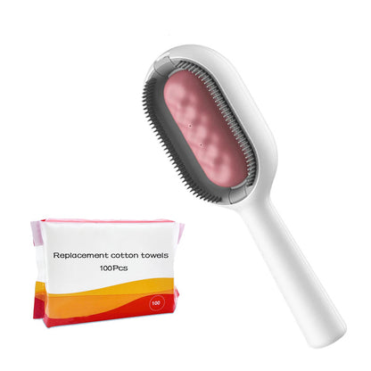 Cat Hair Brush With Water, Sticky Brush For Cats, 4 In-1 Cat & Dog Grooming Brush With Water Tank