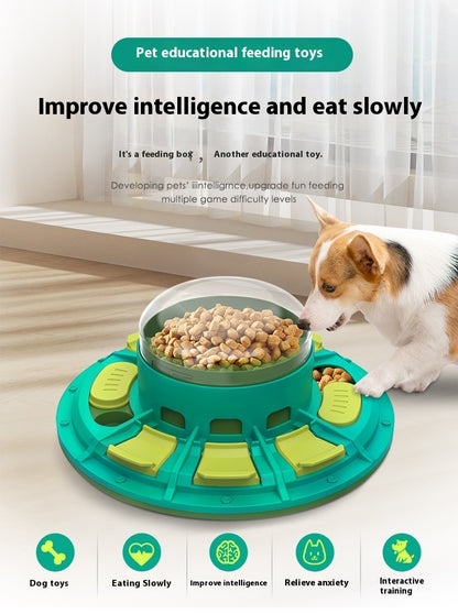 Interactive Dog Puzzle Toy For IQ Improvement And Slow Feeding Suitable For All Sizes Pets
